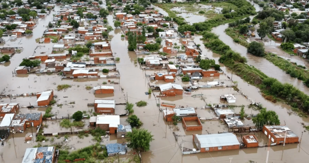 Temporal trágico en Bahía Blanca.