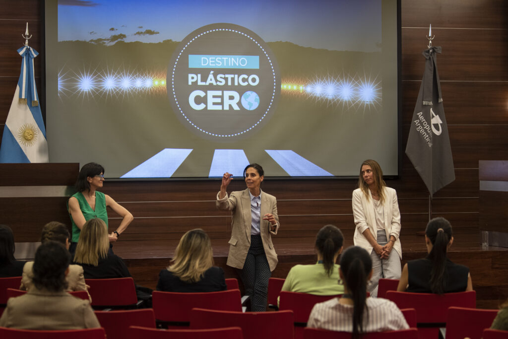 Aeropuertos Argentina reduce 90% el uso de plásticos en Puerto Madryn con Unplastify