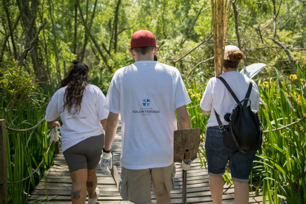 Voluntarios de MetroGAS por el Día del Medio Ambiente.