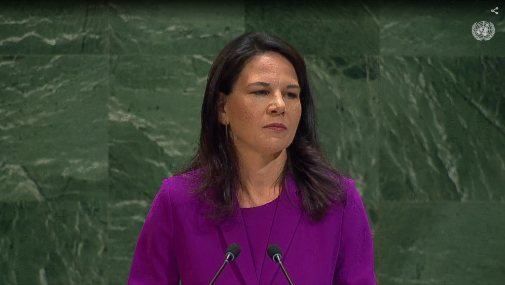 Annalena Baerbock, primera mujer presidenta de la Asamblea General de la ONU en su 80° aniversario