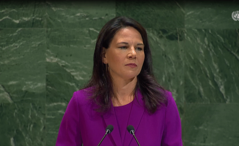 Annalena Baerbock, primera mujer presidenta de la Asamblea General de la ONU en su 80° aniversario
