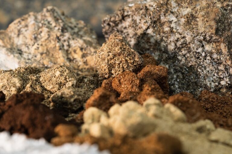 Minerales de tierras raras en laboratorio argentino.