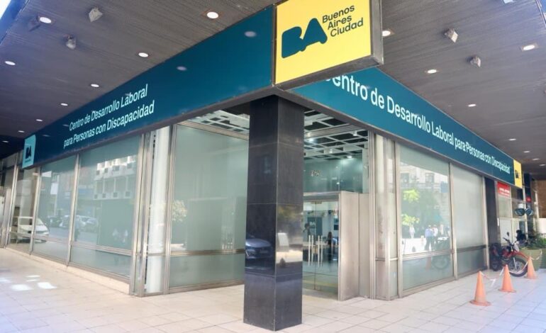 Centro de Desarrollo Laboral 100% accesible en CABA para personas con discapacidad.