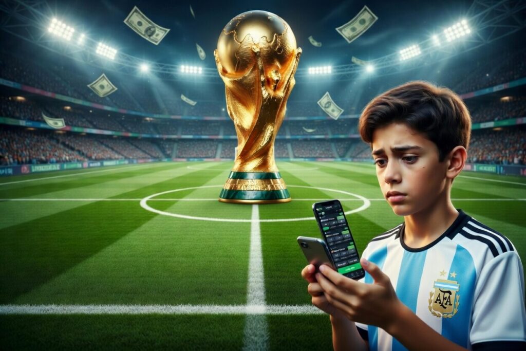 Mundial 2026 apuestas online adolescentes