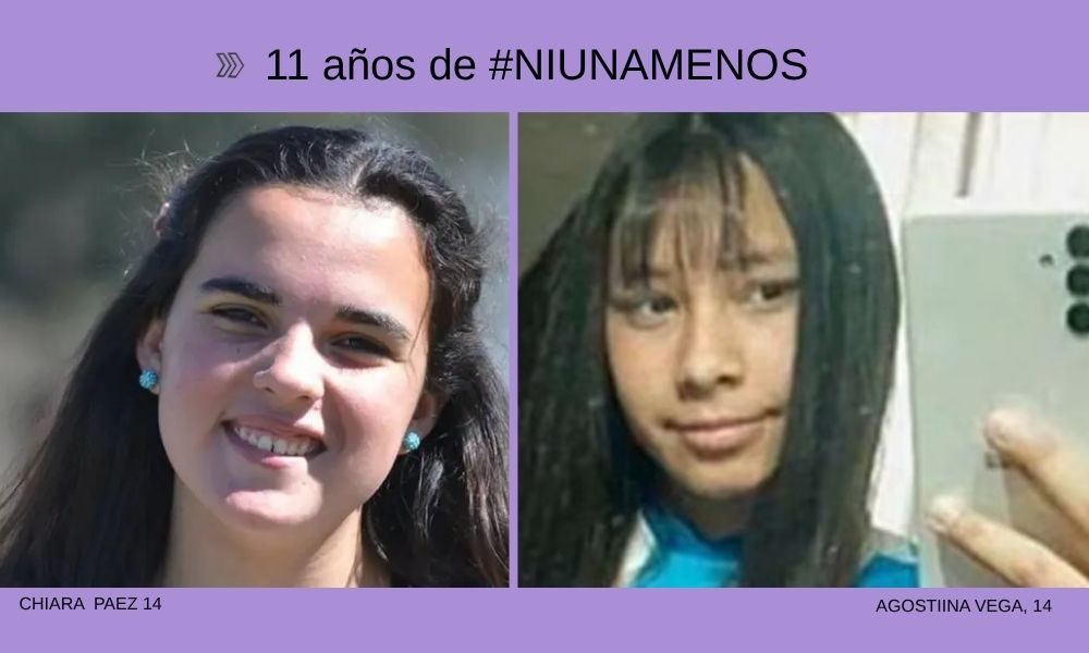 Chiara Páez y Agostina Vega a 11 años de Ni Una Menos