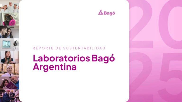 Reporte de Sustentabilidad Bagó 2025 con inversión social en salud y educación