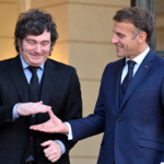 Javier Milei y Emmanuel Macron durante la Argentina Week en París, donde se anunciaron inversiones por USD 27.000 millones.