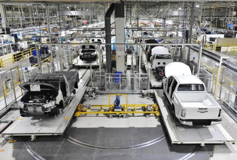 Planta industrial de Toyota en Zárate, Buenos Aires, donde la automotriz proyecta una inversión de USD 1.341 millones para fabricar vehículos electrificados.