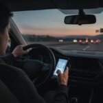 Distracción tecnológica al volante Galicia Seguros 2026